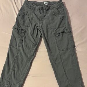 Women’s Gray Cargo Pants